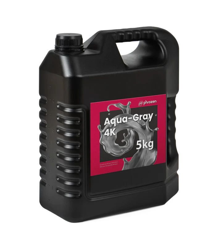 Żywica do drukarki 3D Phrozen Aqua Gray 4K 5kg 2 Żywica do drukarki 3D Phrozen Aqua Gray 4K 5kg