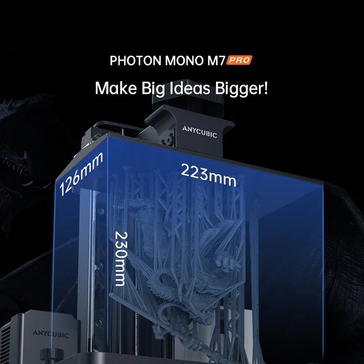Drukarka 3D Żywiczna Anycubic Photon Mono M7 Pro 9 Drukarka 3D Żywiczna Anycubic Photon Mono M7 Pro