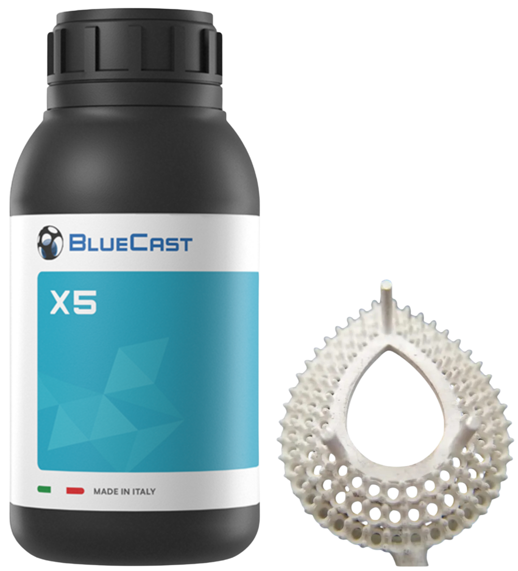 Żywica do drukarki 3D BlueCast X5 0,5 kg 3 Żywica do drukarki 3D BlueCast X5 0,5 kg