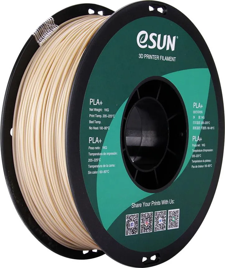 eSun PLA+ Bone White – 1,75 mm, 1 kg