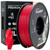 Filament do drukarki 3D Smart Print PETG czerwony 1,75 mm 1 kg