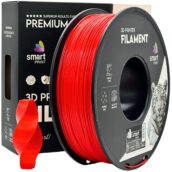 Filament do drukarki 3D Smart Print PLA+ czerwony 1,75 mm 1 kg
