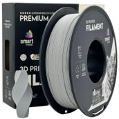 Filament do drukarki 3D Smart Print PLA matowy szary 1,75 mm 1 kg