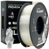 Filament do drukarki 3D Smart Print PLA+ przezroczysty, 1,75 mm, 1 kg