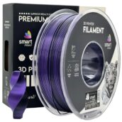 Filament do drukarki 3D Smart Print Silk PLA Dual Color czarny fioletowy 1,75 mm 1 kg