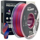 Filament do drukarki 3D Smart Print Silk PLA Dual Color czerwony niebieski 1,75 mm 1 kg
