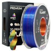 Filament do drukarki 3D Smart Print Silk PLA Trójkolorowy czerwony żółty niebieski 1,75 mm 1 kg