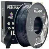 Filament do drukarki 3D Smart Print Silk PLA czarny 1,75 mm 1 kg