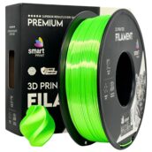 Filament do drukarki 3D Smart Print Silk PLA zielony 1,75 mm 1 kg