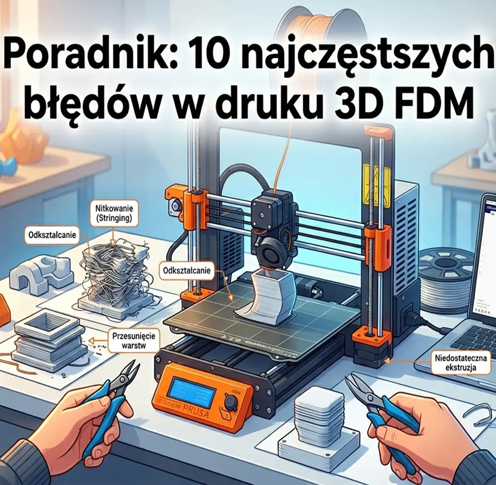 Poradnik: 10 najczęstszych błędów w druku 3D FDM. 8 poradnik